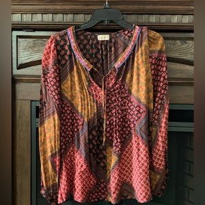 Altar'd State Multicolor Boho Top